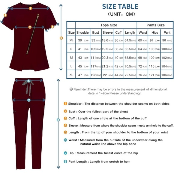 NEW Black Scrub Pants - Picture 8 of 8